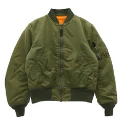 ALPHA アルファ フライト MA1 ジャケット ブルゾン カーキ系 S【中古】のサムネイル