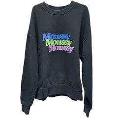 ♪4345 マウジー レディース ロゴ スウェット トップス  MOUSSY
