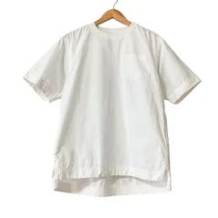 sacai サカイ ジップデザイン シャツ 白ブラウス / Shoulder Zip Shirt White ドッキングのサムネイル