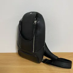 極美品 PELLE MORBIDA ペッレモルビダ MeidenVoyage メイデンボヤージュ MB051 ショルダーバッグ ボディバッグ メンズバッグ レザー 牛革 ブラック 17239のサムネイル