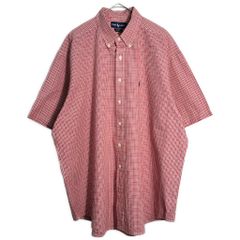 人気】ラルフローレン BLAKE ピンク ギンガムチェック 半袖シャツ XXL