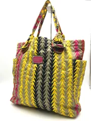MARC JACOBS　マークジェイコブス　トートバッグ　大きめ　総柄　ナイロン　ベージュ系×マルチカラー　2043のサムネイル