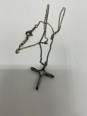AHKAH スピンドリークロスネックレス 難アリ 中古 - メルカリ