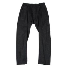 WILDFRAULEIN サルエルパンツ 切替 ニット 黒系 クロップド 7部丈