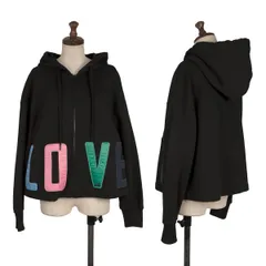 ラブモスキーノLOVE MOSCHINO カラフルパッチジップフーディー 黒他40のサムネイル