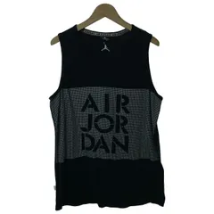 【中古】　AIR JORDAN　タンクトップ　トップス　クルーネック　プリント　ブランドロゴ　オーバーサイズ　スポーツ　古着　/7035