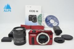 極上品✨Canon EOS M レッド 元箱付☆22mm単焦点レンズ☆新品SD - メルカリ