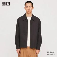 UNIQLO U リラックスフィットジャケット ブラック M - メルカリ