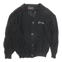 GANGSTERVILLE ギャングスタービル 24SS GSV-24-SS-15 PAISLEY JQ KNIT CARDIGAN バンダナ柄 メッシュヂャカード ニットカーディガン ブラック系 M【中古】のサムネイル