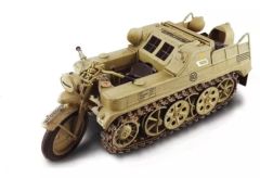 価格変更 1/10 シュコー BMW R75 サイドカー ドイツアフリカ軍団仕様