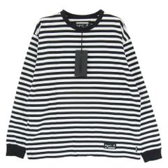 未使用☆タグ付き agnes b. x NH ボーダークルーネック 長袖Tシャツ 