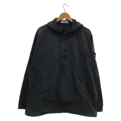 【中古】STONE ISLAND 23SS ガーメントダイ アノラック シェルパーカー サイズXL 黒 7915103WN ストーンアイランド[91]のサムネイル