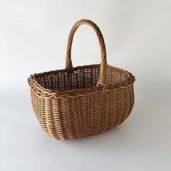 バスケット・自転車前かご✳︎柳籠 - メルカリ