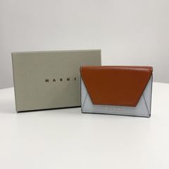 美品】MARNI ネックストラップ付 ジップウォレット - メルカリ