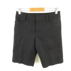 ミッシェルクラン MICHEL KLEIN ショートパンツ ハーフ ストレッチ 黒 36 *E395のサムネイル