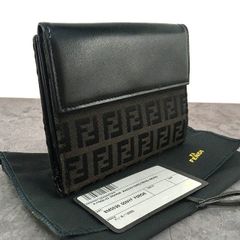 ⭐️新品未使用⭐️ FENDI FF総柄 ズッカ柄 マネークリップ 財布