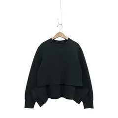 sacai サカイ レイヤードクロップドスウェット ブラック 2 23-06969のサムネイル