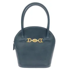 MILA SCHON ミラショーン トートバッグ  バックル金具/ロゴ型押し/レザー ヴィンテージ   ネイビー レディース / 240001202011のサムネイル