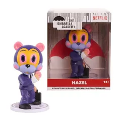 【中古】「非常に良い」アンブレラアカデミー 3インチ コレクションフィギュア ヘーゼル 対象年齢14歳以上 Just Play