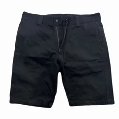 バウンティーハンター ショートパンツ メンズ Lサイズ W34相当 ブラック 裏地総柄 スカル 髑髏 ジップ付きバックポケット コットン100％ 短パン 希少 激レアのサムネイル