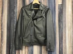 GalaabenD Long Zip Lambskin Leather JK - メルカリ