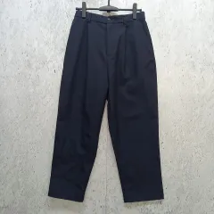 ENDER PRODUCTS エンダープロダクツ パンツ テーパードパンツ ワイドパンツ スラックス 無地 定番 ネイビー Mサイズ ◎_◇〇☆のサムネイル