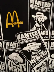 MC WANTED HAMBURGLAR TEE Official McDonald's Goods!! マクドナルド