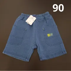 ハーフパンツ　半ズボン　ブルー　90cmのサムネイル