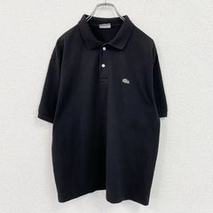 超人気❗️ラコステ ワンポイントロゴポロシャツ M 90s刺繍古着希少