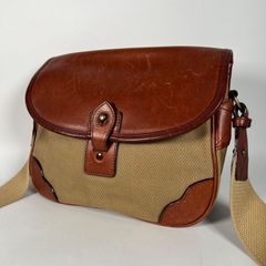希少　Billingham コットンキャンバス　スタジオサッチェル　スモール 希少 Billingham コットンキャンバス スタジオサッチェル スモール