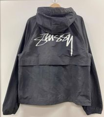 stussy OLD ナイロンジャケット 黒タグ USA製 アノラック パーカー 