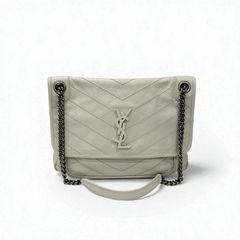YSL サンローラン niki baby バッグ アイボリー - メルカリ