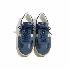 Dolce&Gabbana ドルチェ＆ガッバーナ ネイビー スウェード スニーカー 