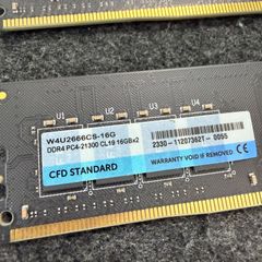 【中古】DDR4-2400 32GB(16GB×2枚) CFD CFD DDR4 32GB(16GBx2) 2666MHz 中古 - メルカリ