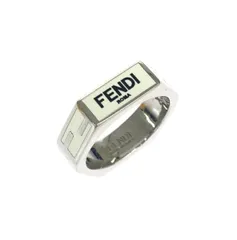 FENDI フェンディ ロゴリング  #16 1A0923   ホワイト/シルバーカラー レディース / 240001129857のサムネイル