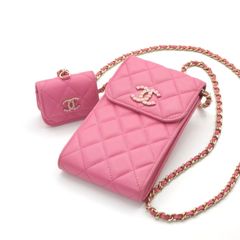 CHANEL スマートフォン&AirPodspro ショルダーピンク - メルカリ CHANEL スマートフォン&AirPodspro ショルダーピンク - メルカリ