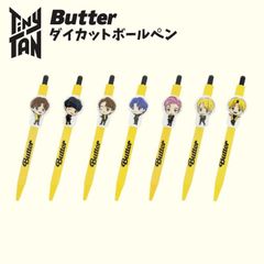 TinyTAN 볼펜 필기 용구 펜 상품 문구 타이니탄 BTS RM Jin SUGA j-hope jimin V JungKook 캐릭터 Butter 버터