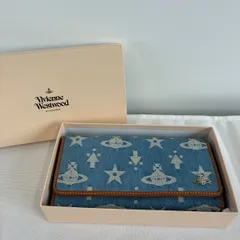 【ER263】NS544　Vivienne Westwood　ヴィヴィアンウエストウッド　デニム　オーブ　長財布
