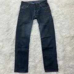 G-STAR RAW 3301 デニムパンツ／ ボタンフライ スリム ストレート 28インチ インディゴ