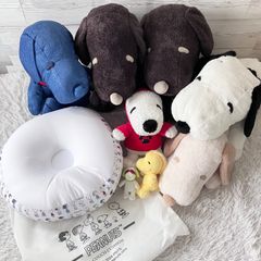 스누피 봉제인형 SNOOPY PEANUTS 9점 세트 쿠션 땅콩 마스코트 상품 9