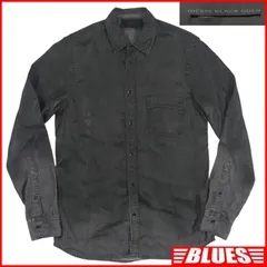 DIESEL BLACK GOLD ディーゼル ブラックゴールド デニムシャツ S 黒 ブラックデニム 44 グレー リヨセル 長袖シャツ 古着 メンズ 長袖 ボタンシャツサイズS一覧←SEULB屋着古← TY4509のサムネイル