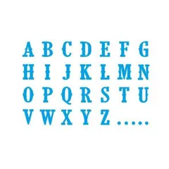 タトゥーシール アルファベット 数字 ナンバー 英字 防水 長持ちのサムネイル