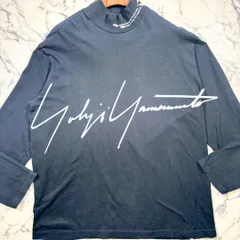 薄手タートルネック/3(L位)●ヨウジヤマモト YohjiYamamoto s’yte サイト ブラック 黒 カラス メンズ モード ロンT シャツ カットソー 綿のサムネイル