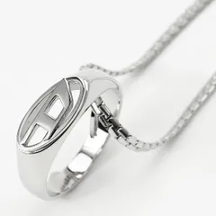 新品 ディーゼル DIESEL ネックレス チェーン ネックレス シルバー