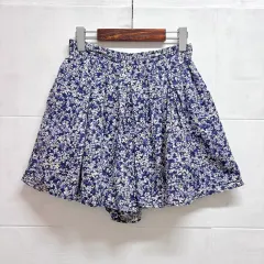 LEPSIM フラワー 森ガール キュロット ハーフパンツ F JPN