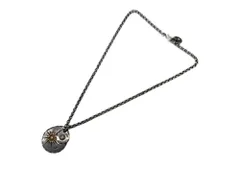 ウイングロック WING ROCK Silver Necklace シルバー ネックレス タタキ 放射 太陽神 ダブルメタル 銀 メンズジュエリー ネックレス・ペンダント 総柄 シルバー 104A-116のサムネイル