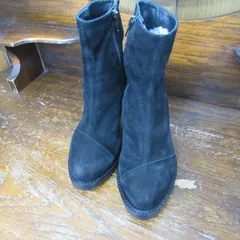Ann Demeulemeester　アンドゥムルメステール　ピンヒール　ショートブーツ　ベロア調　36(23㎝)　エキスパート藤沢辻堂店のサムネイル