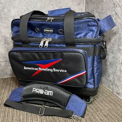 ABS PRO-am ボウリングバッグ 2個用 キャリーバッグ ボール2個セット