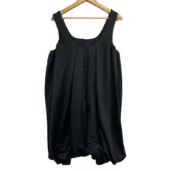 cygne(シーニュ) ワンピース サイズ0 XS レディース美品  - 黒 クルーネック/ノースリーブ/ひざ丈/バルーン