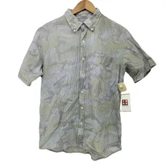 ソフネット SOPHNET. Y2K カモ柄 ストライプ S/S ボタンダウン シャツ メンズ JPN：L のサムネイル